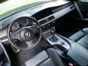 BMW E60 535D 3x M-PACKET sedan čierna - 10