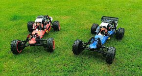 Predám PREDVÁDZAČKU 1:5 BENZÍNOVÉ RC auto Rovan Baja 5b ŽLTÉ - 10