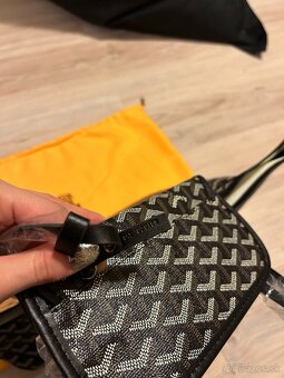 Goyard Saint Loui PM kabelka - čierna (GO10) - 10