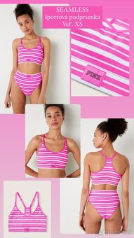 Športová podprsenka Seamless Victoria’s Secret PINK XS - 10