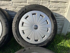 R16 Alu disky 5x112 + puklice Audi - 10