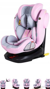 Nová autosedačka  FARO 40-150cm (0-36kg),otočná, ISOFIX, SPS - 10