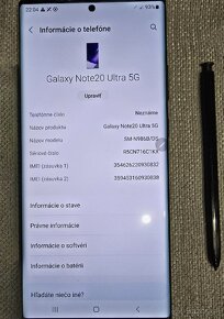 Samsung Galaxy Note20 Ultra 5G 256GB 12GB RAM - 10