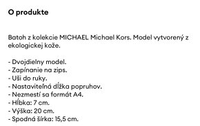 Ruksak Michael Kors originál - 10