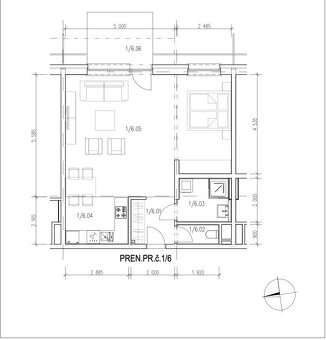 NA PREDAJ 2-IZBOVÝ APARTMÁN S PREDZÁHRADKOU, Jána Ondruša, S - 10