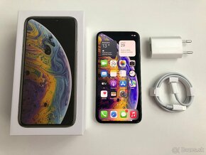 apple iphone XS MAX 256gb Silver / Batéria 100% - 10