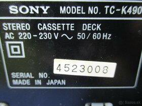 Sony TC-K490 - 10