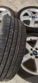 Predám alu. disky Ford 5x108 R17 + letné pneu 205/50 R17 - 10