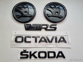 Znak skoda cierny -Znak Farebny znaky farebne SKODA VRS - 10