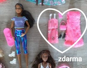 Nová Barbie černoška,Extra,baletka,spievajúca,Color Reveal - 10