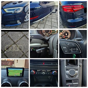 Audi A3 1.6 TDI M6 Sport Navi Virtual ťažné LED R16 Orig. KM - 10