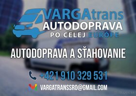 Autodoprava Sťahovanie Vypratávanie Taxi - 10