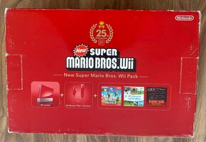 Nintendo Wii Red Super Mario Bros 25th Anniversary Limited.E - 10