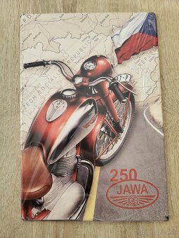 Retro plechové cedule JAWA - 10