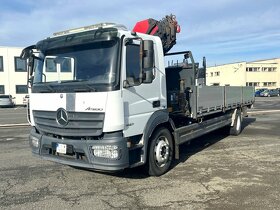 MB Atego 1527/ 2015/ Valník/ Hydraulická ruka HMF1120 K5 +DO - 10