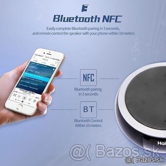 NFC  Bluetooth reproduktor+power bank-Bezdrôtová nabíjačka - 10