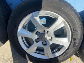 Audi Al disky 16" original + zimné pneu - 10