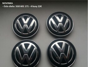 Puklicky volkswagen krytky do kolies - 10