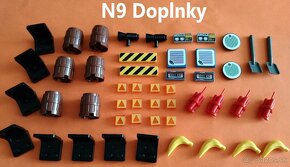 (N1-9) Lego® Diely svetlo šedé (nové) - 10