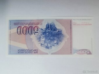 Lot bankovky Juhoslávia 80-90 roky roky 6ks - UNC - 10