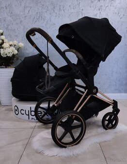 TROJKOMBINÁCIA CYBEX PRIAM PLATINUM ROSEGOLD BLACK - 10