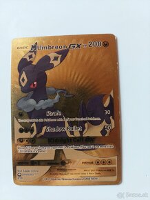 Pokemon karty vzácna zlatá edícia - 10