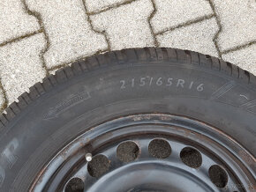 Sada plech. diskov 4ks - 215/65 R16 Dunlop zimné pneu. - 10