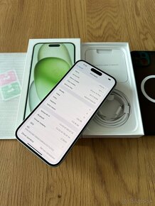 iPhone 15 Plus 128 gb Green - komplet príslušenstvo, záruka - 10