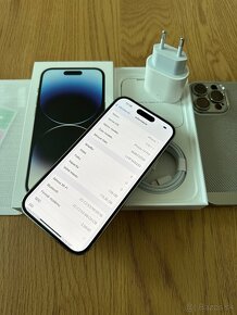 iPhone 14 Pro 128 gb Silver - komplet príslušenstvo, záruka - 10