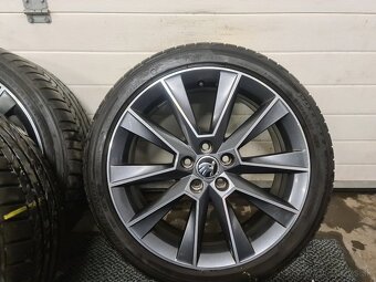 5X100 R17 ŠKODA+ LETNE PNEU 215/40 R17 - 10