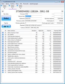 Predám 5 kusov HDD Seagate 500GB, 7200rpm, 3,5" - 10