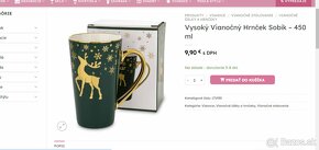 vianoce - hrnceky , šalky - porcelan - 10