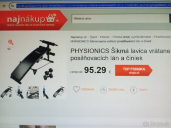 Šikmá lavička na brucho+Hyperextenzia DELTA SPORT-za 1/3ceny - 10