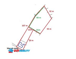 DOM v obci DVOREC – 2 – izbový dom / pozemok 2.136 m2 – vhod - 10