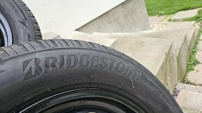 Plechové disky + BRIDGESTONE Blizzak 215/60 R16 r.v. 2023 - 10