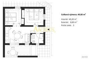 3-izbový apartmán v Chorvátsku, okolie Zadaru - 10