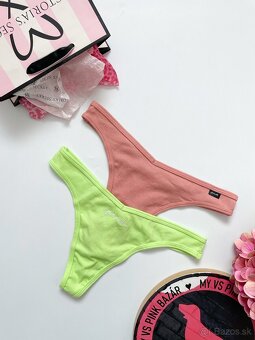 Victoria’s Secret PINK nohavičky tanga M - 10