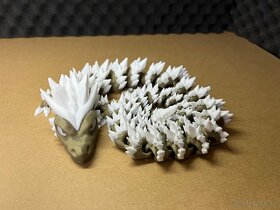 Flexibilný kryštálový drak 3D tlač - 10