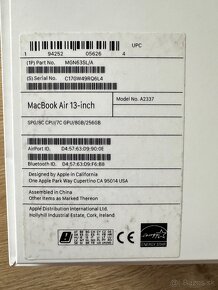 AKO NOVÝ  Macbook Air 13.3"/M1 zdravie batérie 100% - 10