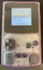 GameBoy Color Clear Purple IPS displej - 10