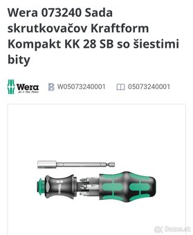 Wera sada skrutkovačov - 10