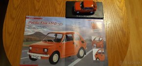 Polski Fiat 126 P , Maluch 1:24 1973 Hachette - 10