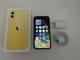 apple iphone 11 64gb Yellow / Batéria 100% - 10