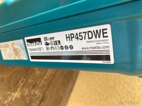 Aku šroubovák / vrtačka Makita HP457DWE - 10