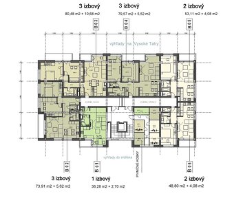 LUNA RESIDENCE | Bytový dom „B – 3 izbový byt (B2) - 10