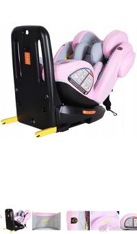 Nová autosedačka FARO 40-150cm, ISOFIX, otočná - 10