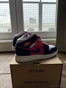 Nike Air Jordan 1 Mid Fire Pink Barely Grape - 10