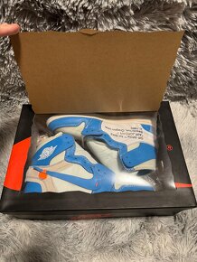 Jordan 1 High Off White UNC Blue - 10