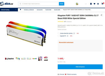 Herný základ ASUS STRIX B760G + i5-13600K + 32GB 3600Mhz RGB - 10