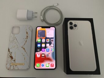 apple iphone 11 PRO 64gb Silver / Batéria 90% - 10